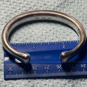 Elegant Silver Women's Cuff Bracelet